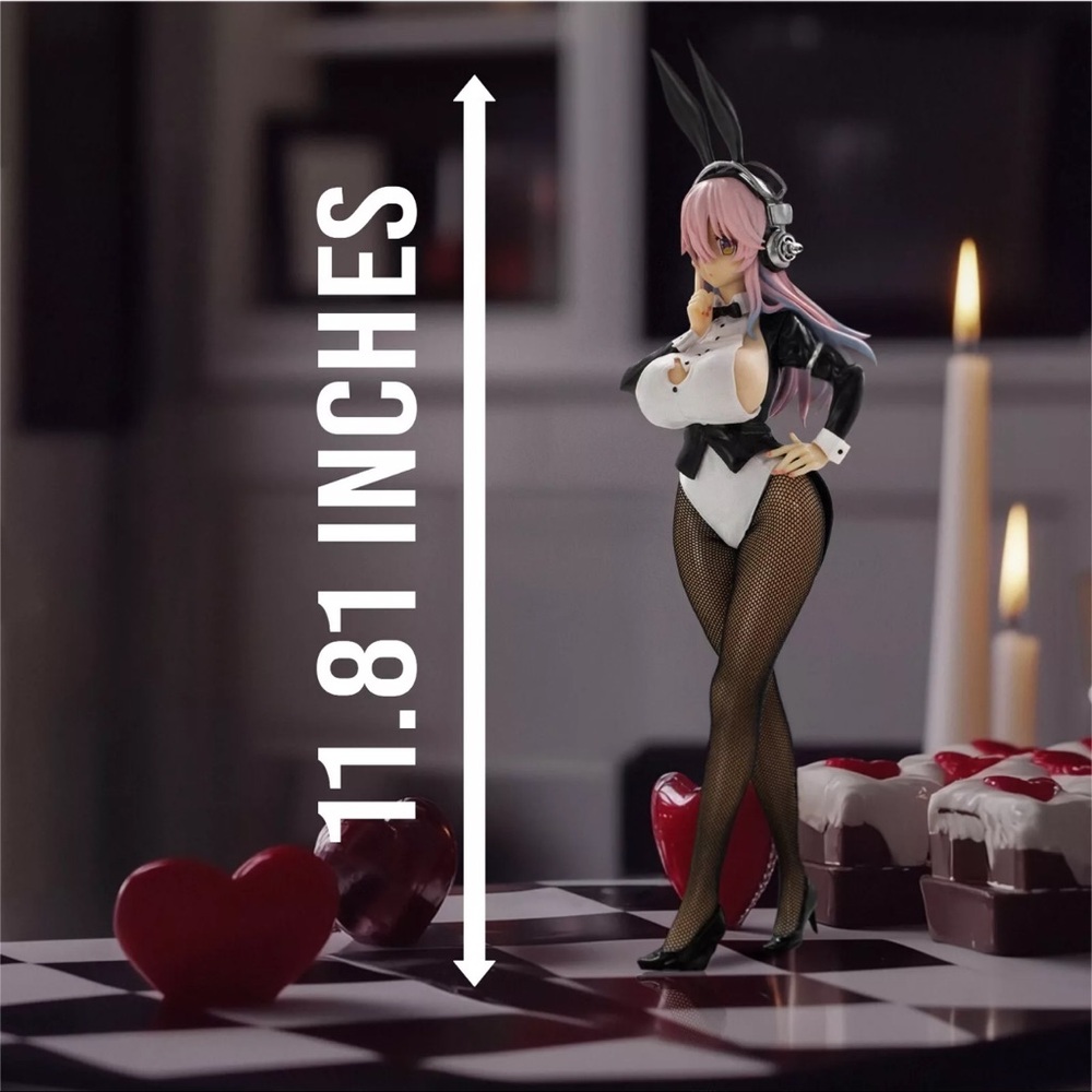 11.8in Super Sonico BiCute Bunnies Figure Newly Drawn Costume Tailcoat Japan New